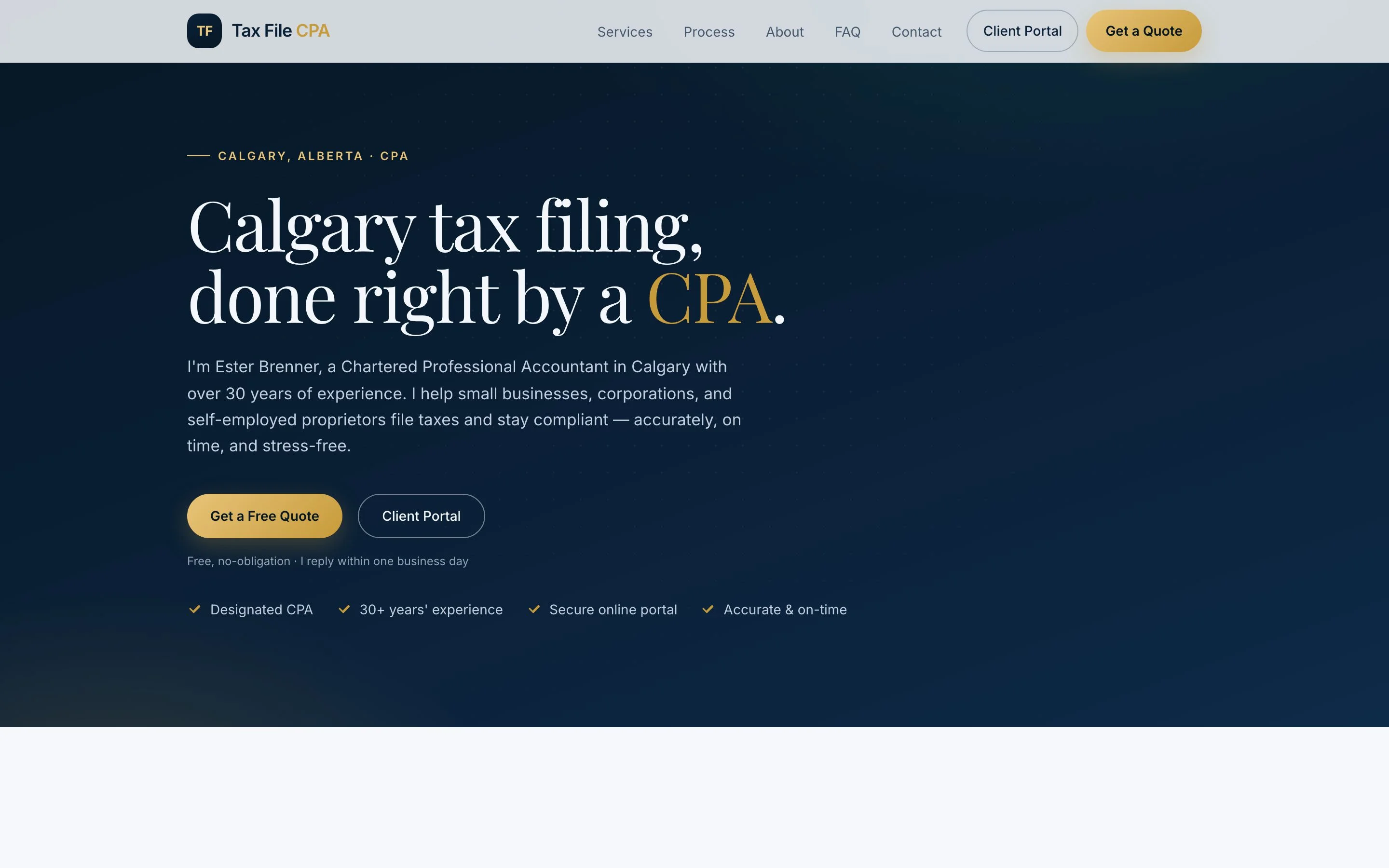 Tax File CPA website